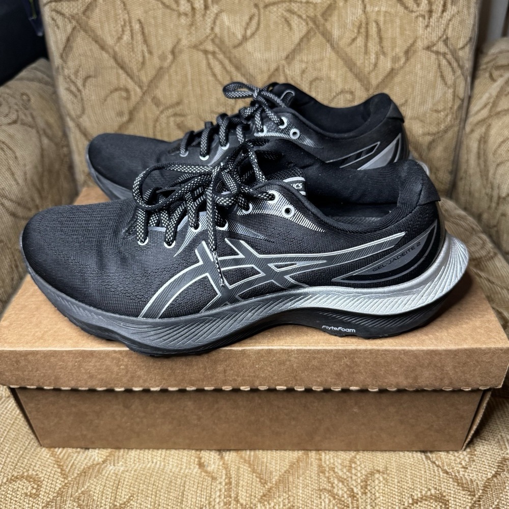 Asics Gel Jadeite 2 Running Shoes‎ Black Men's Size 9 Used 1011B994-001